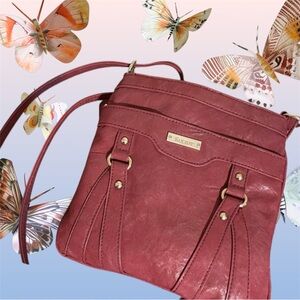 NWOT Multi Sac Travel Crossbody bag silver hardware adjustable strap by VEGAN